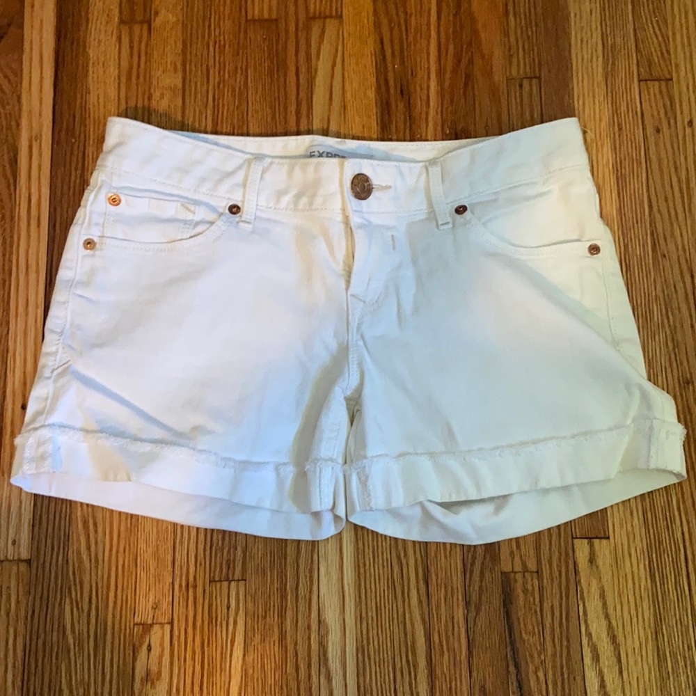 Express White Shorts